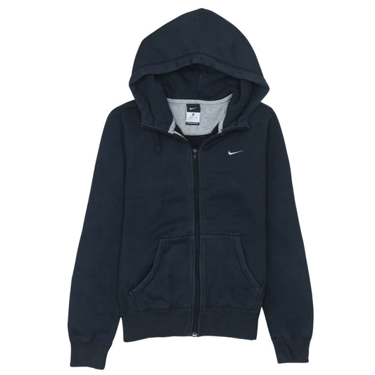 Mens UK Size M Nike Black Full Zip Hoodie