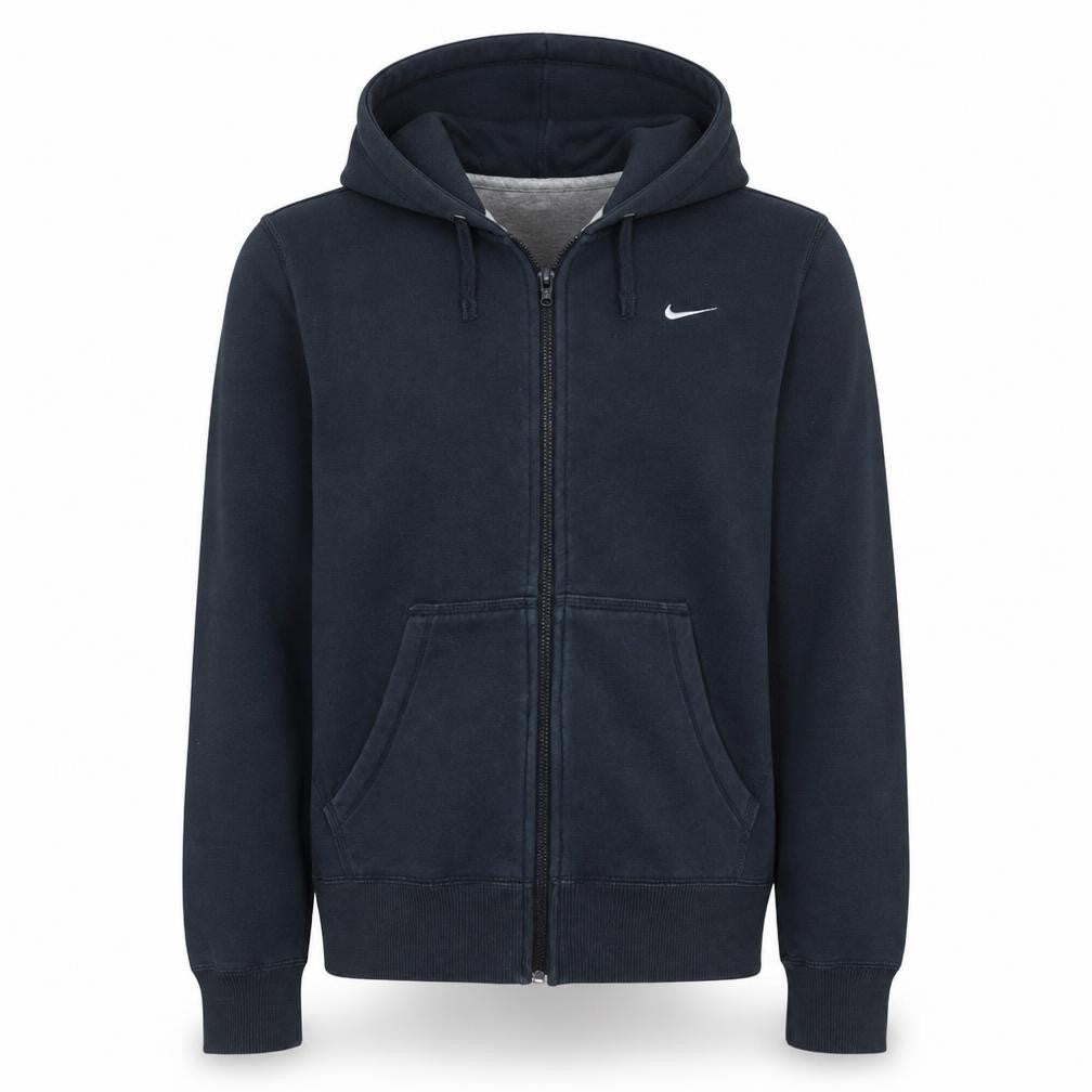 Mens UK Size M Nike Black Full Zip Hoodie