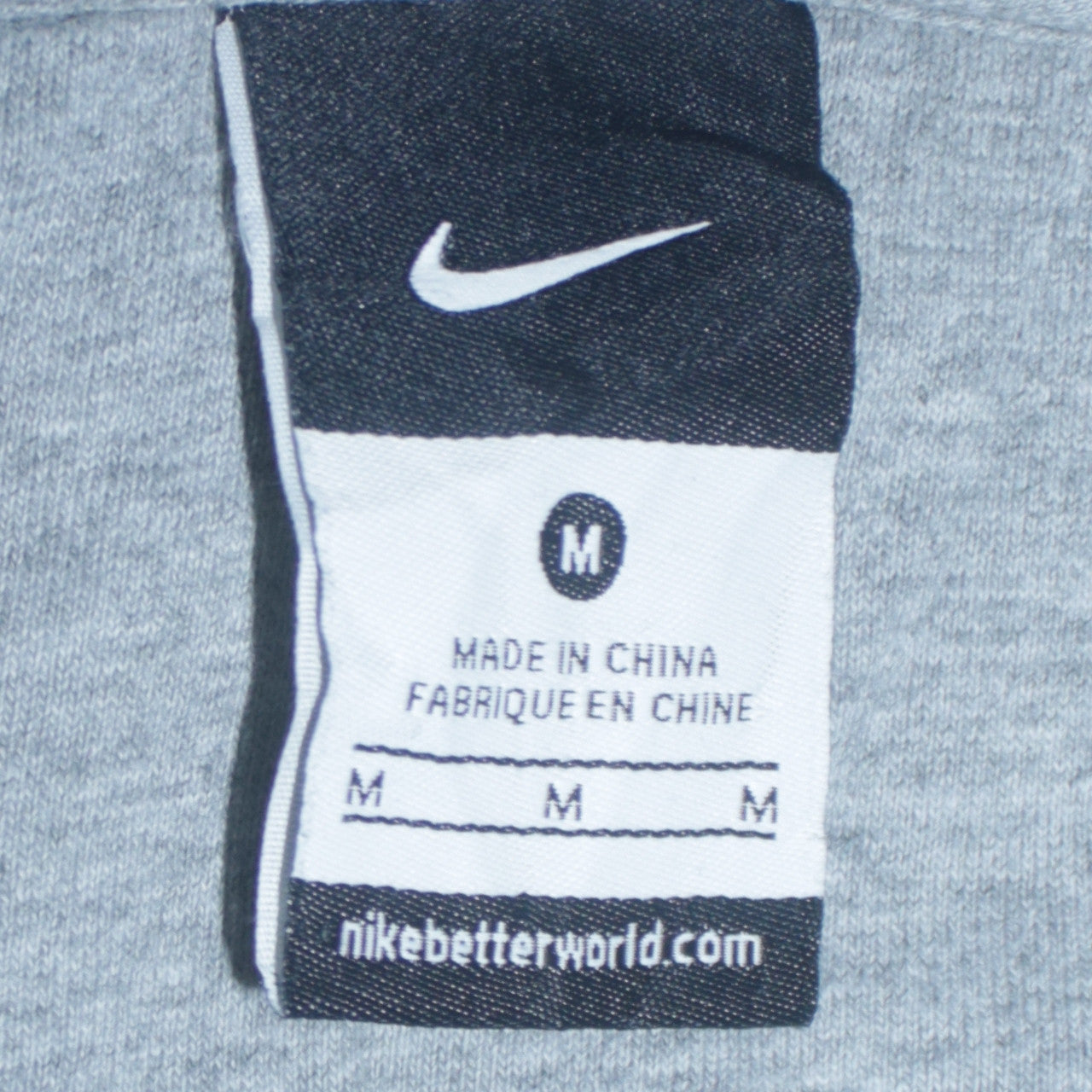 Mens UK Size M Nike Black Full Zip Hoodie