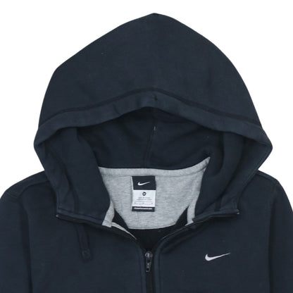 Mens UK Size M Nike Black Full Zip Hoodie