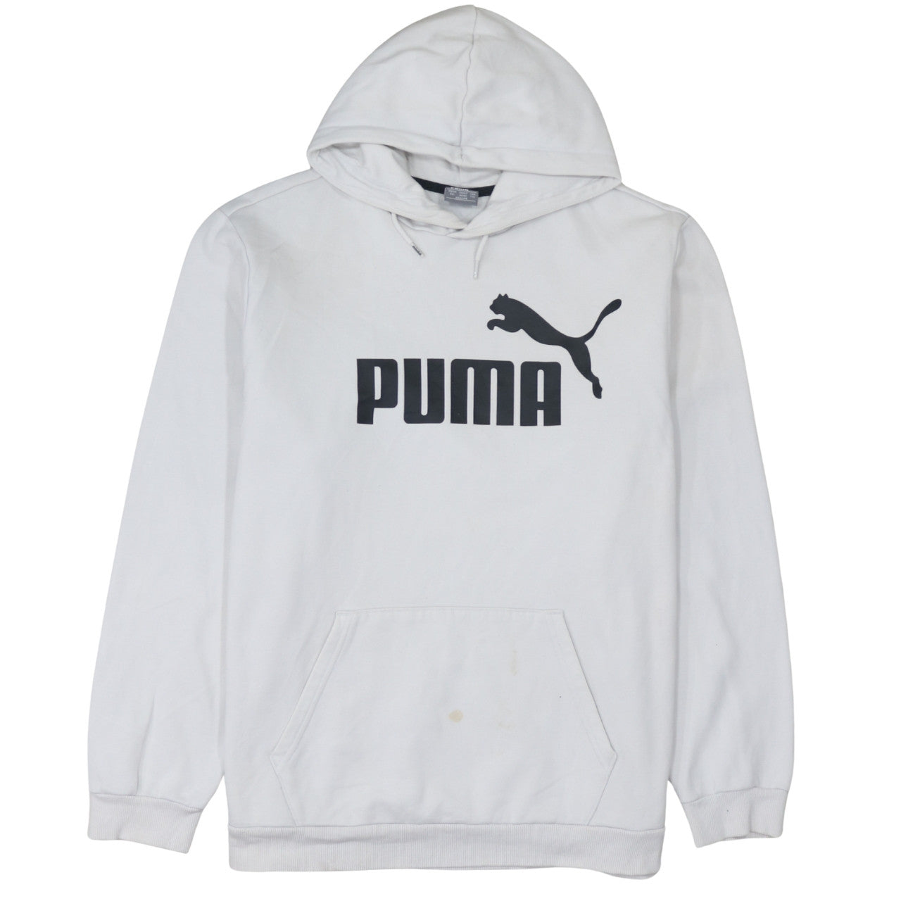 Mens UK Size 2XL PUMA White Pullover Hoodie