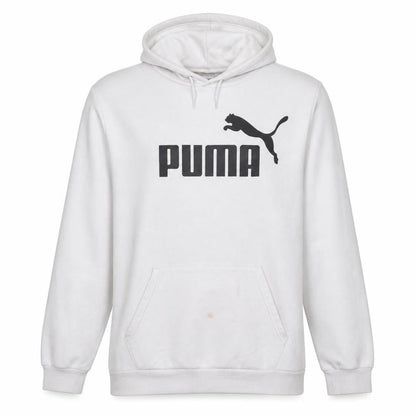 Mens UK Size 2XL PUMA White Pullover Hoodie