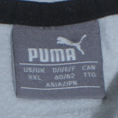 Mens UK Size 2XL PUMA White Pullover Hoodie