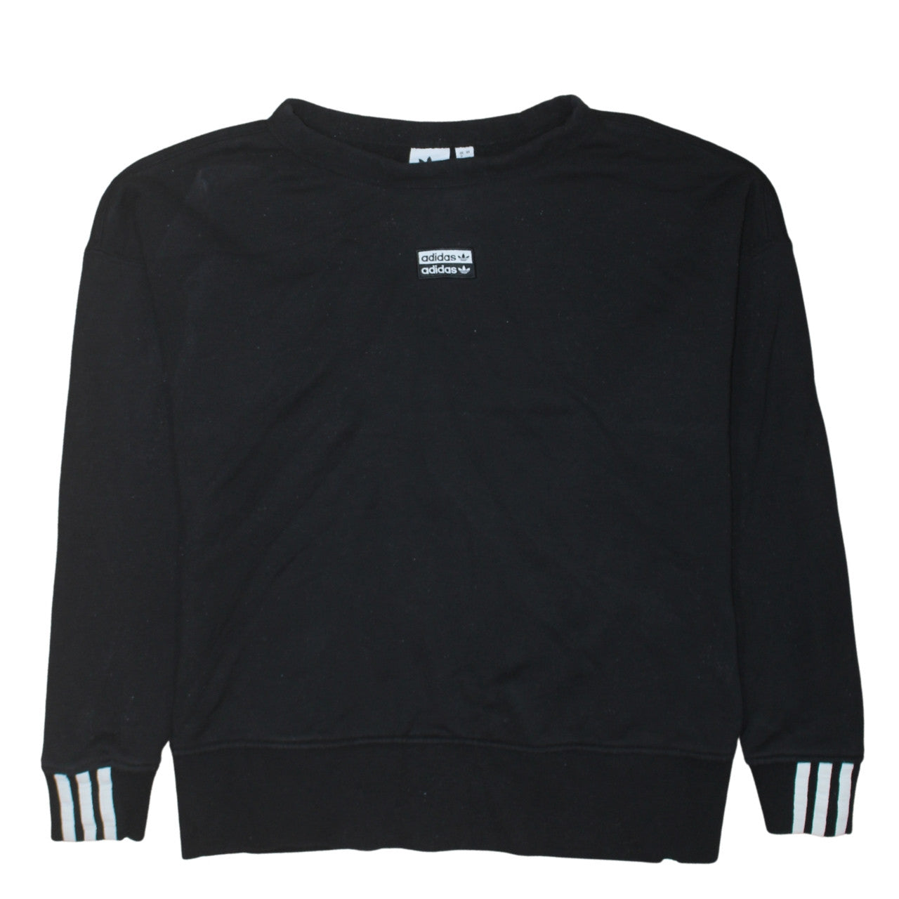 Womens UK Size 8 adidas Black Pullover Sweatshirt
