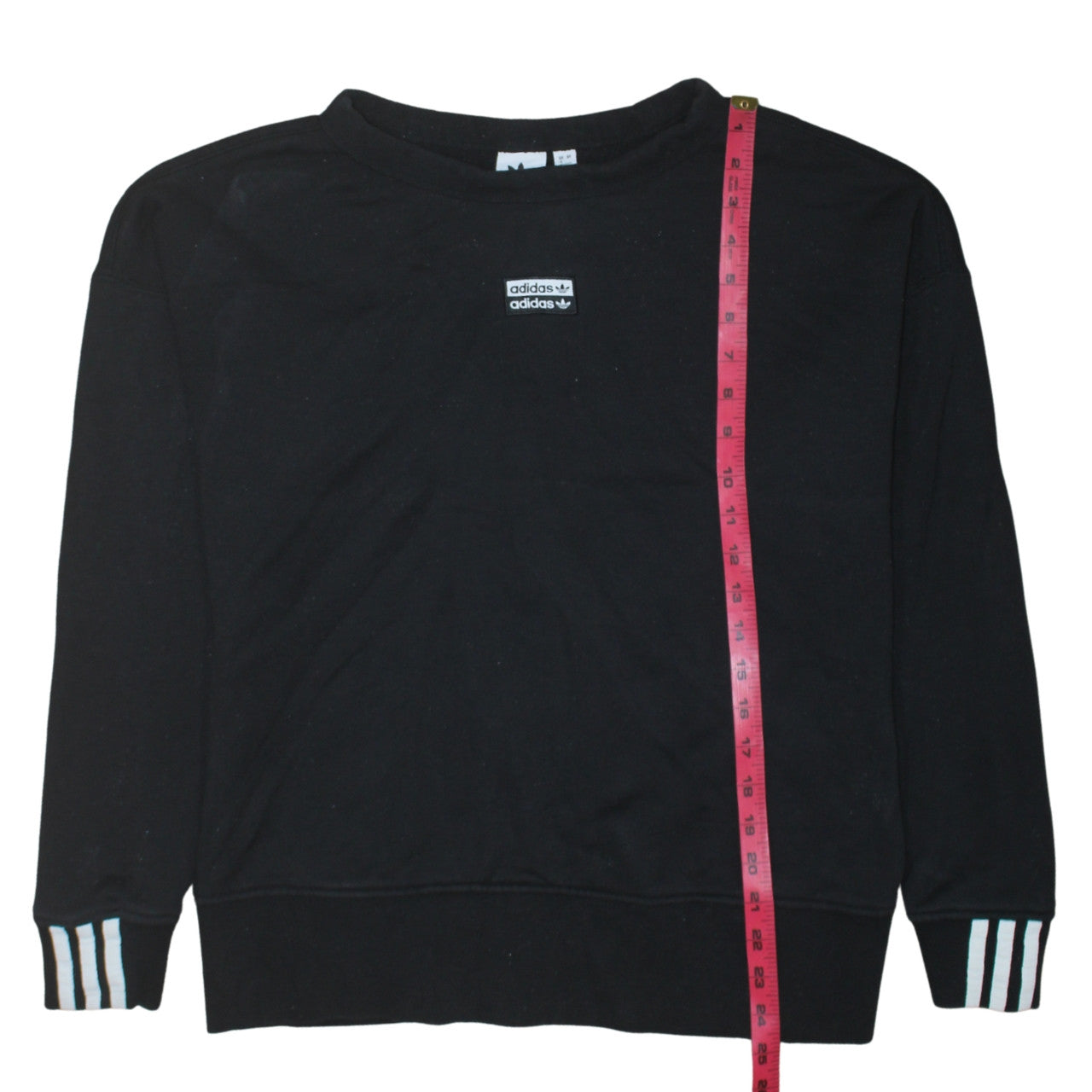 Womens UK Size 8 adidas Black Pullover Sweatshirt