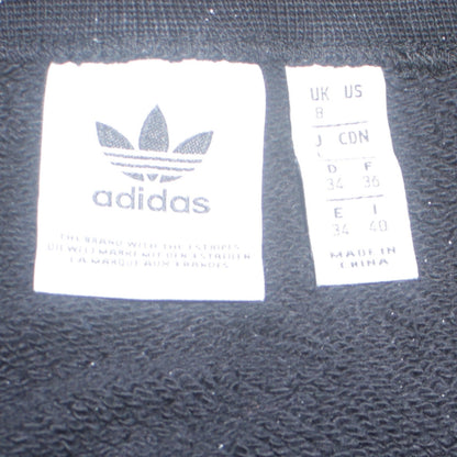 Womens UK Size 8 adidas Black Pullover Sweatshirt