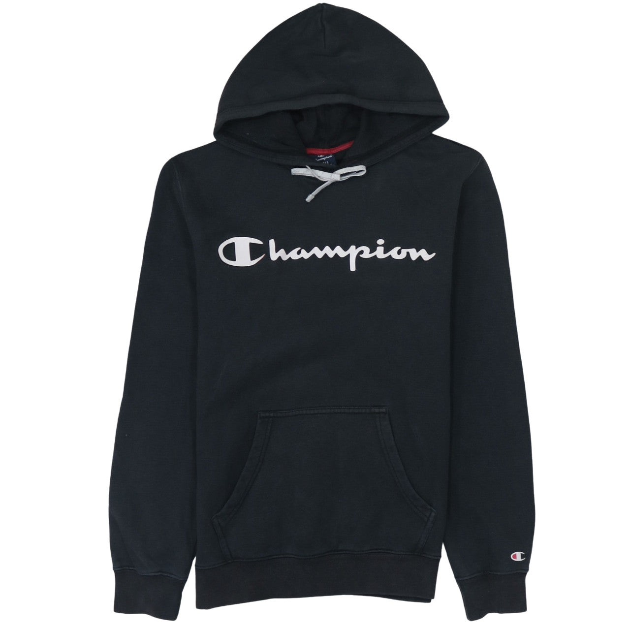 Mens UK Size S Champion Black Pullover Hoodie