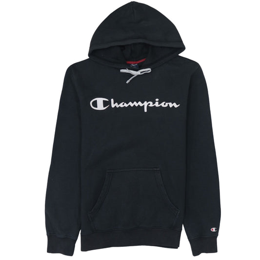 Mens UK Size S Champion Black Pullover Hoodie
