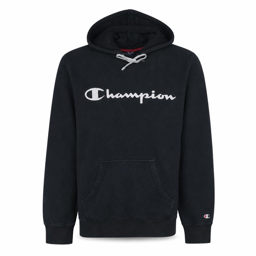 Mens UK Size S Champion Black Pullover Hoodie