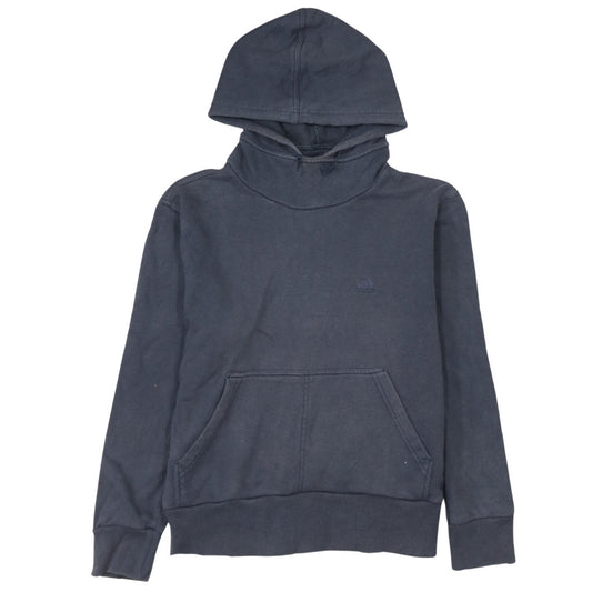 Womens UK Size 12 adidas Blue Pullover Hoodie