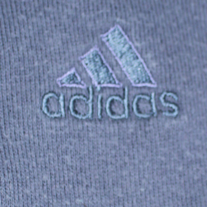Womens UK Size 12 adidas Blue Pullover Hoodie
