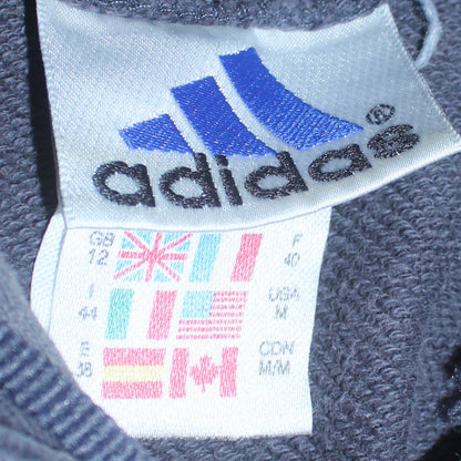 Womens UK Size 12 adidas Blue Pullover Hoodie