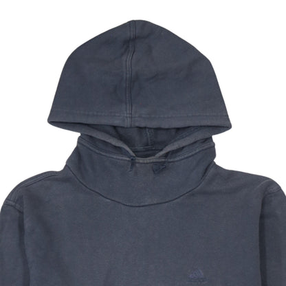 Womens UK Size 12 adidas Blue Pullover Hoodie