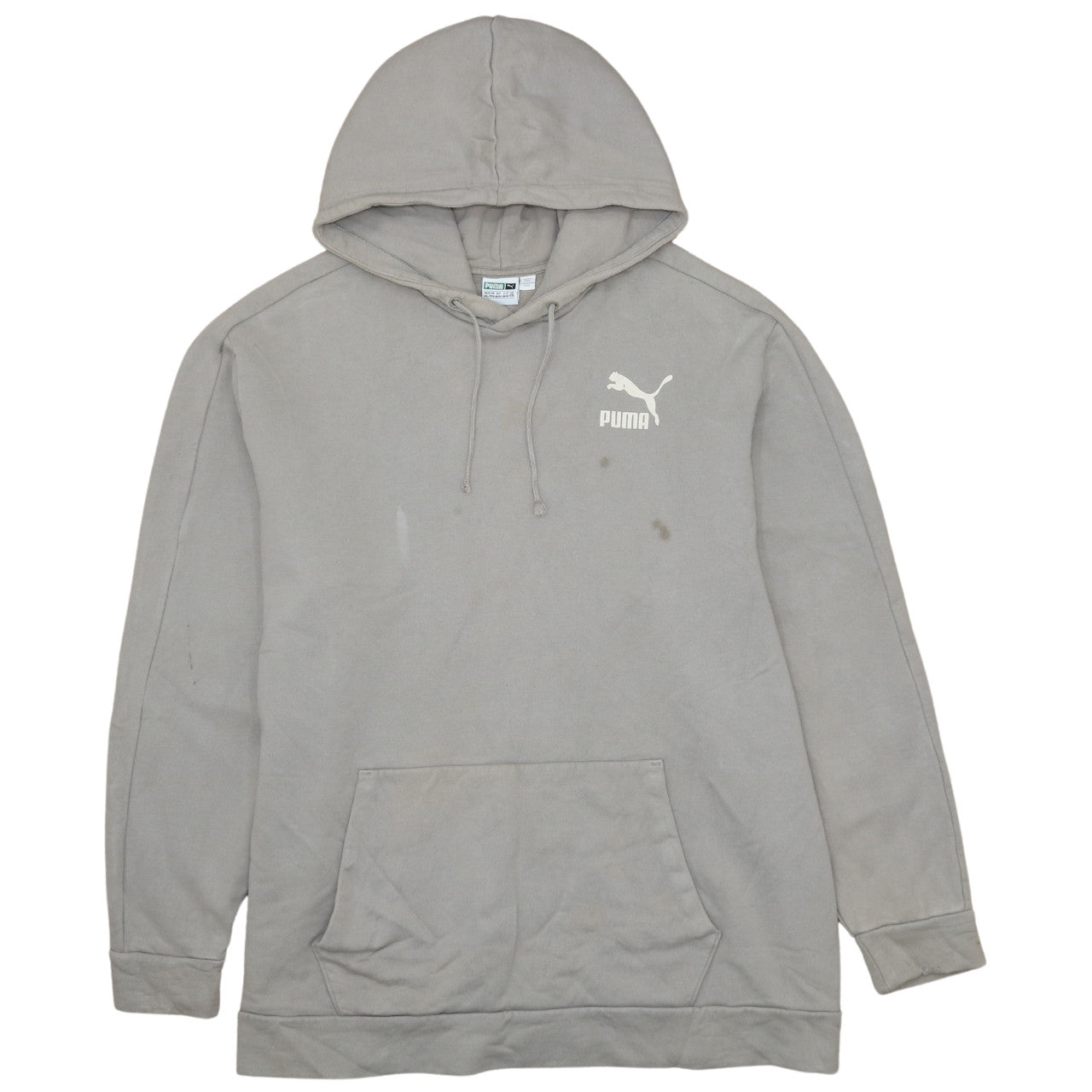 Mens UK Size 2XL PUMA Grey Pullover Hoodie