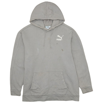 Mens UK Size 2XL PUMA Grey Pullover Hoodie