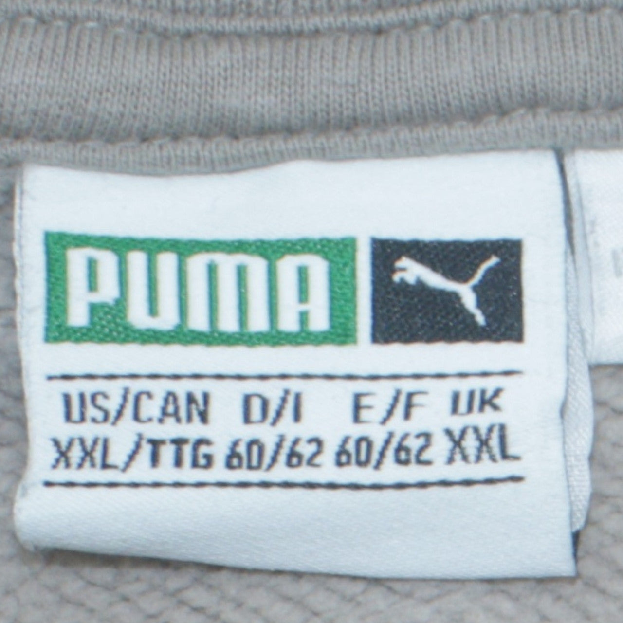 Mens UK Size 2XL PUMA Grey Pullover Hoodie