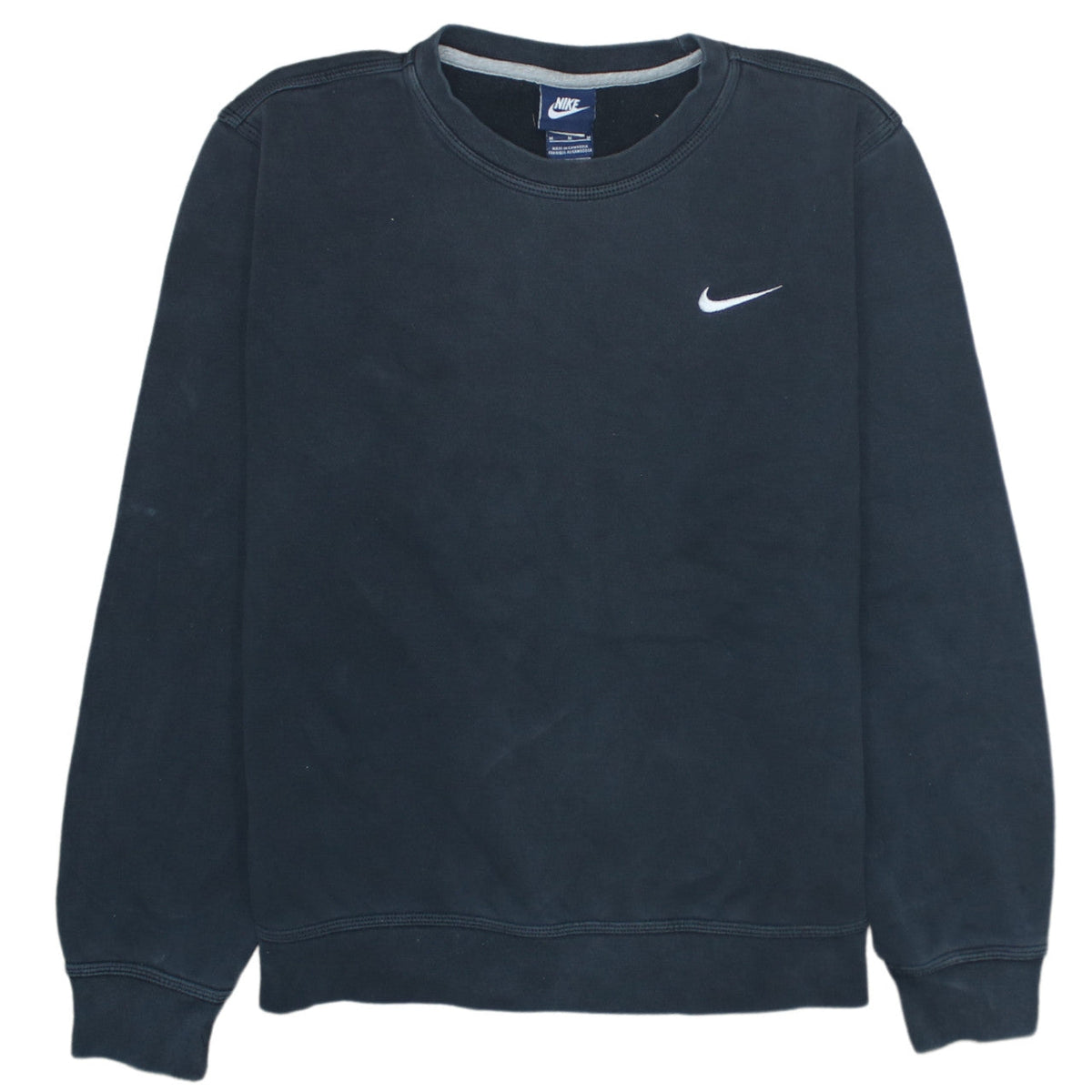 Mens UK Size M Nike Black Pullover Sweatshirt