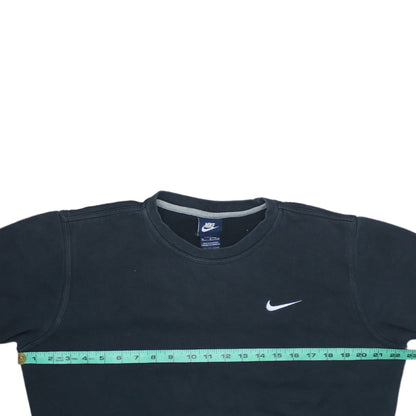 Mens UK Size M Nike Black Pullover Sweatshirt