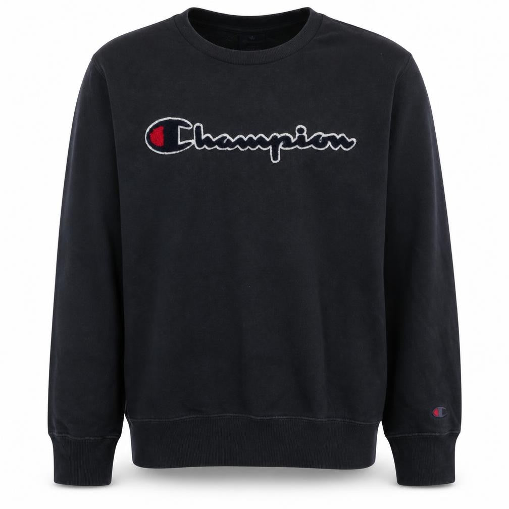 Mens UK Size S Champion Black Pullover Sweatshirt