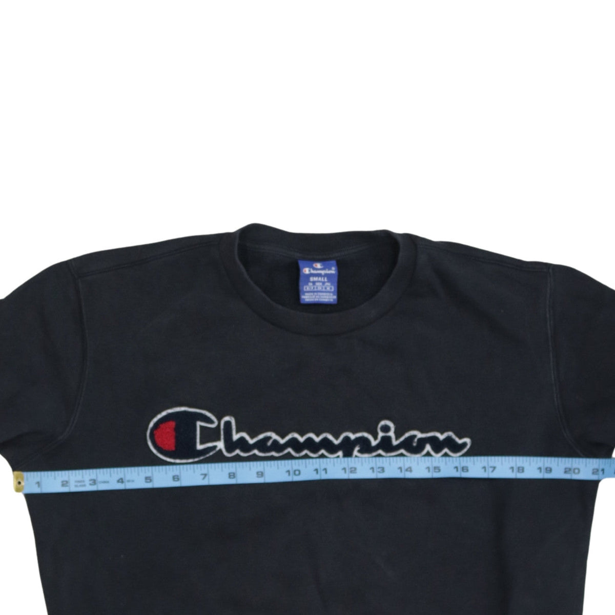Mens UK Size S Champion Black Pullover Sweatshirt