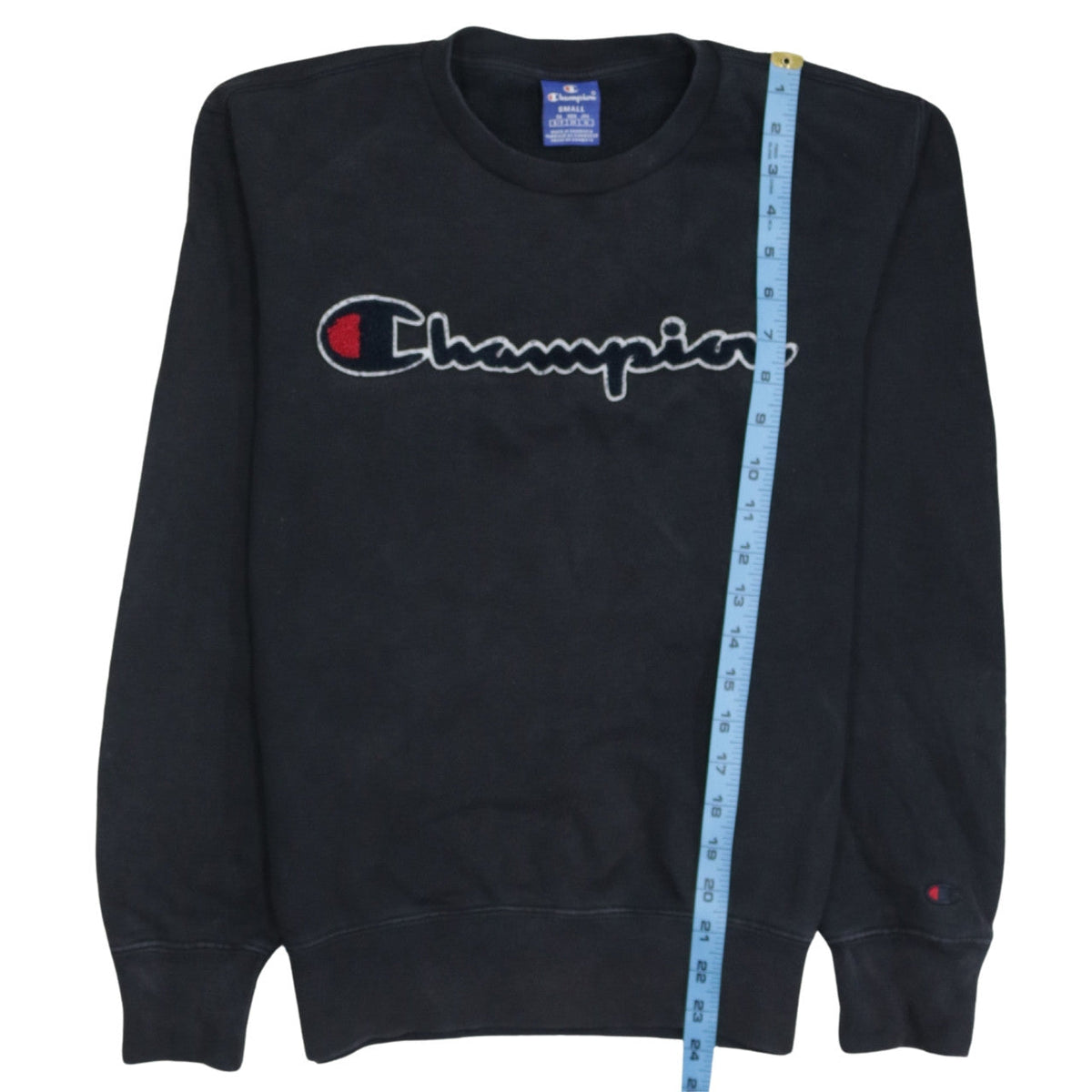 Mens UK Size S Champion Black Pullover Sweatshirt