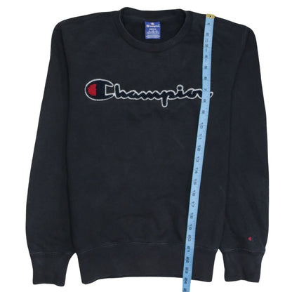 Mens UK Size S Champion Black Pullover Sweatshirt