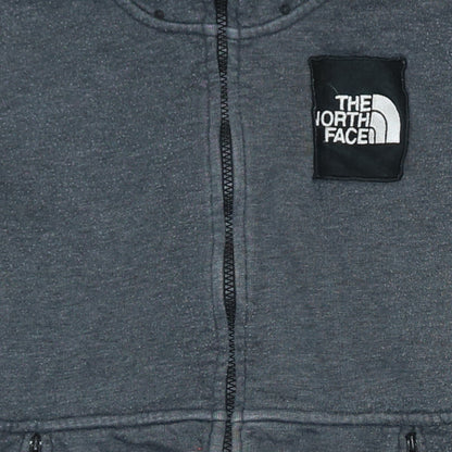 Mens UK Size S The North Face Grey Full Zip Hoodie