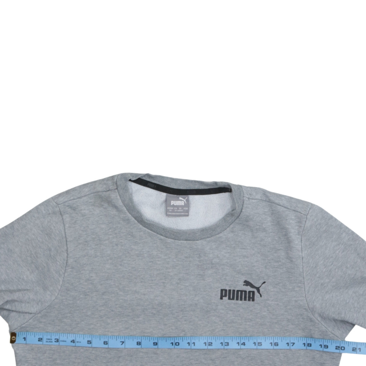 Mens UK Size XS PUMA Grey Pullover Sweatshirt
