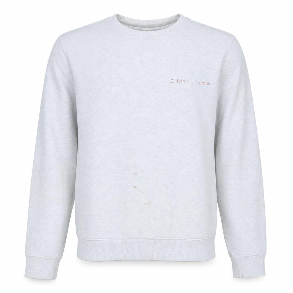 Mens UK Size M Calvin Klein Jeans Grey Pullover Sweatshirt
