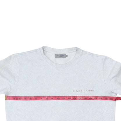 Mens UK Size M Calvin Klein Jeans Grey Pullover Sweatshirt
