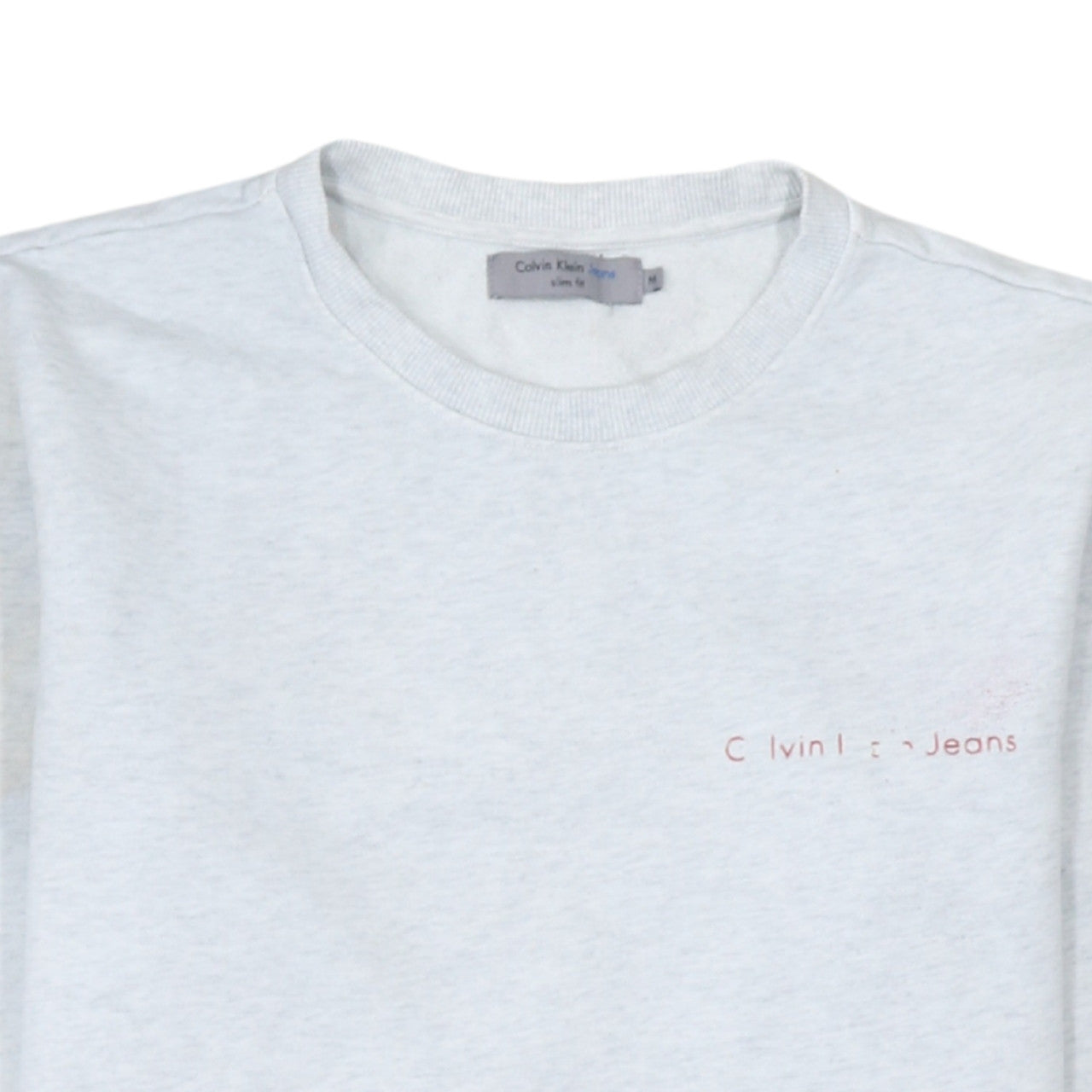 Mens UK Size M Calvin Klein Jeans Grey Pullover Sweatshirt