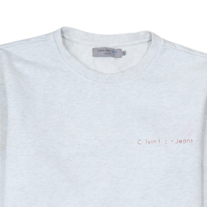 Mens UK Size M Calvin Klein Jeans Grey Pullover Sweatshirt