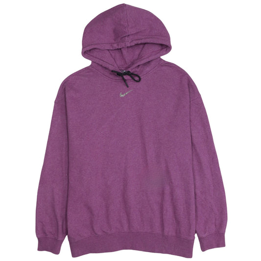 Womens UK Size M Nike Purple Pullover Hoodie