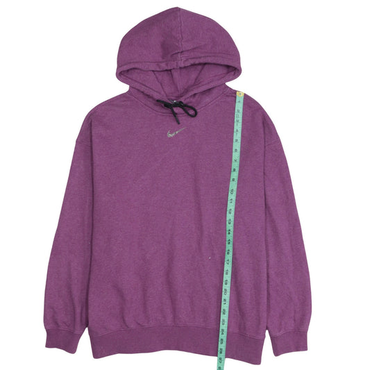 Womens UK Size M Nike Purple Pullover Hoodie