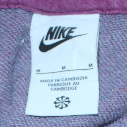 Womens UK Size M Nike Purple Pullover Hoodie