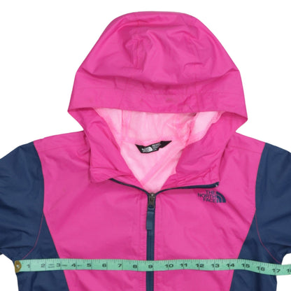 Girls UK Size L (approx 13-14 Years) The North Face Pink Rain Coat