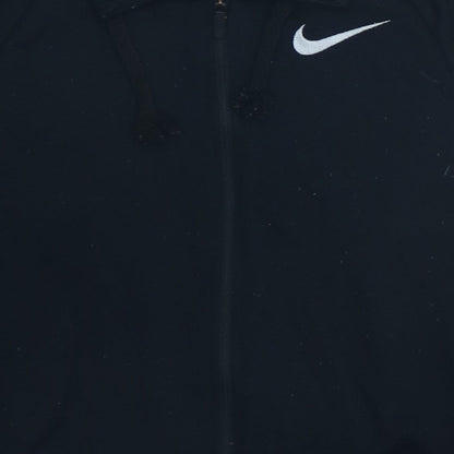 Mens UK Size S Nike Black Full Zip Hoodie