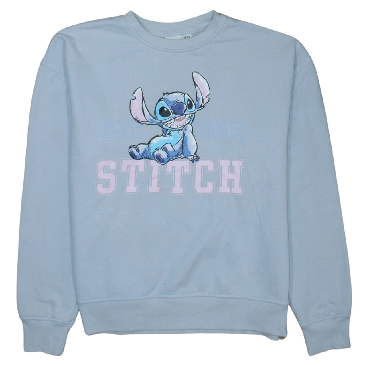 Womens UK Size S Primark Blue Pullover Sweatshirt