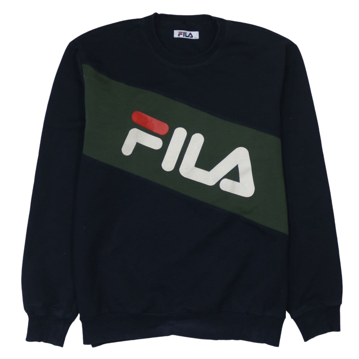 Mens UK Size XL FILA Blue Pullover Sweatshirt