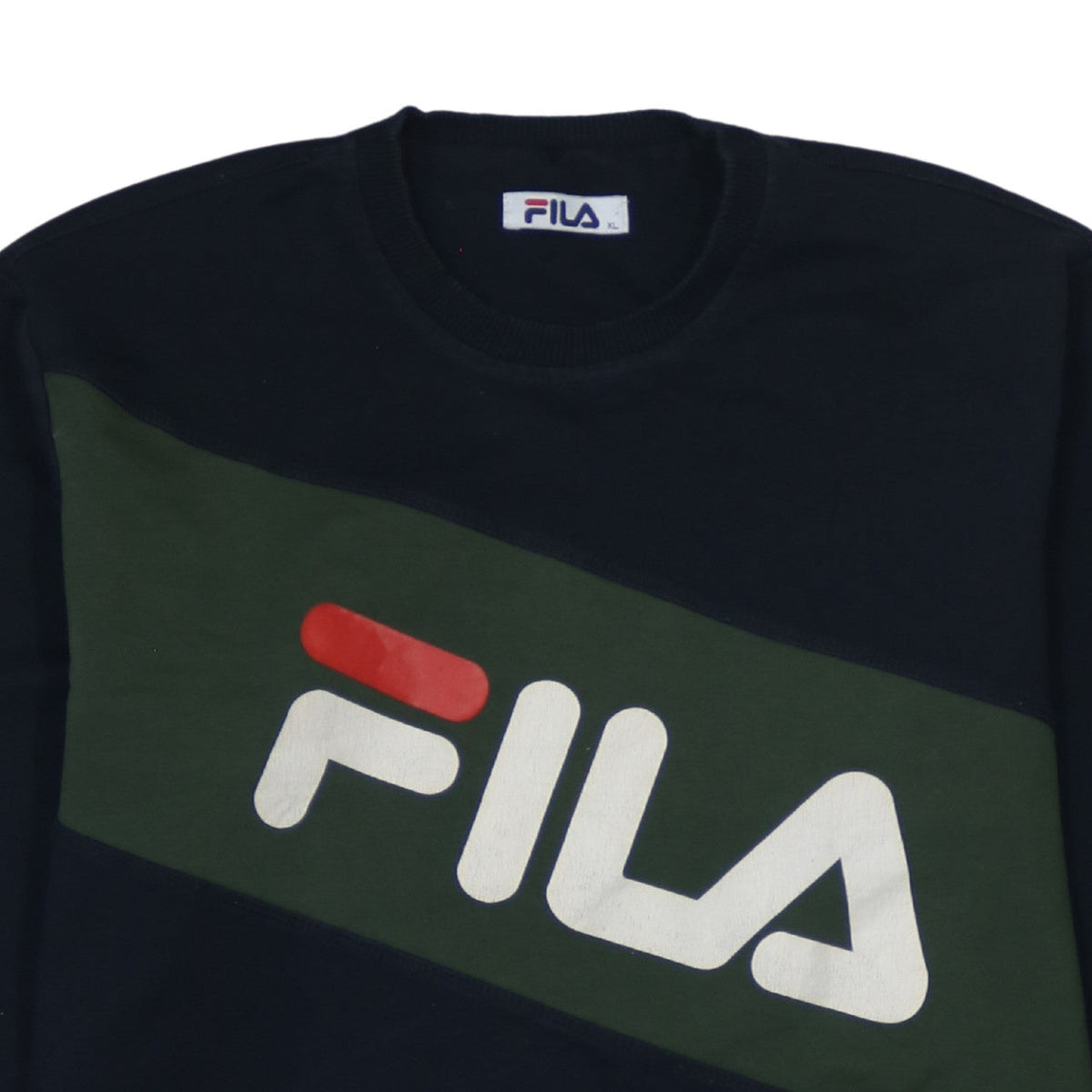 Mens UK Size XL FILA Blue Pullover Sweatshirt