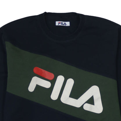Mens UK Size XL FILA Blue Pullover Sweatshirt