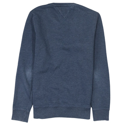 Mens UK Size M Tommy Jeans Blue Pullover Sweatshirt