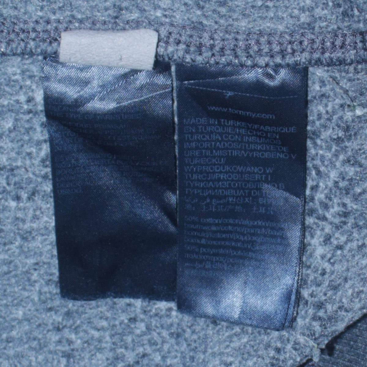 Mens UK Size M Tommy Jeans Blue Pullover Sweatshirt
