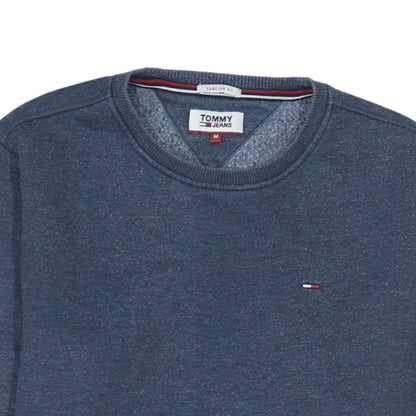 Mens UK Size M Tommy Jeans Blue Pullover Sweatshirt