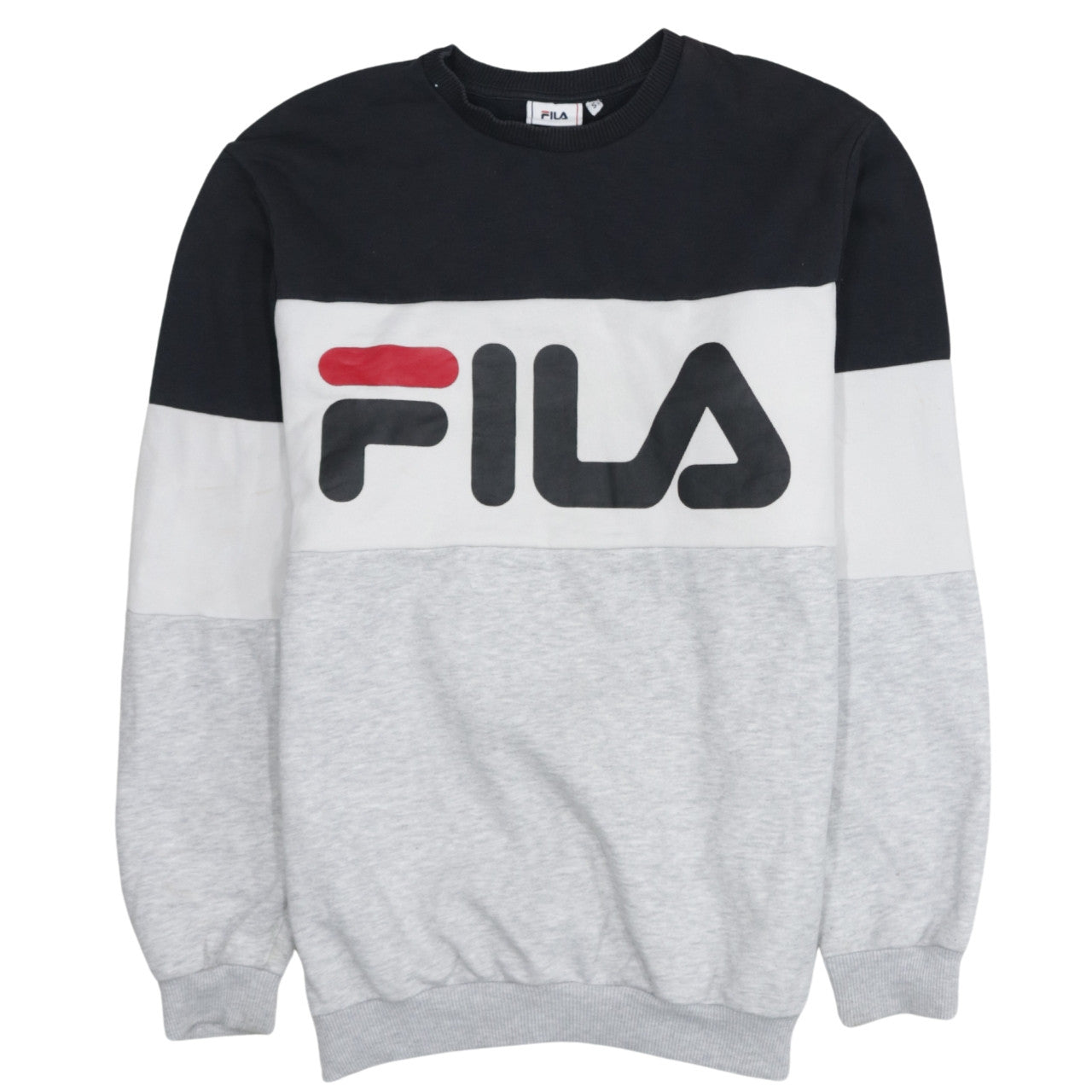 Mens UK Size S FILA Multicoloured Pullover Sweatshirt