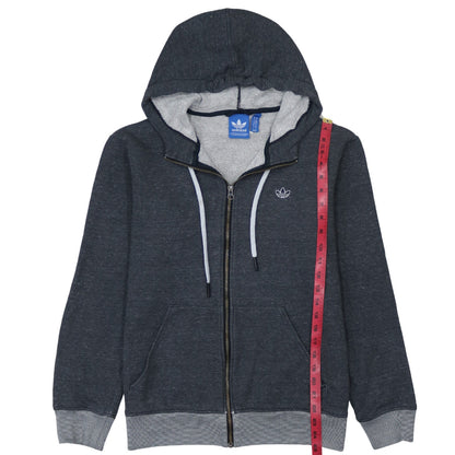 Mens UK Size M adidas Grey Full Zip Hoodie