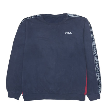 Mens UK Size XL FILA Blue Pullover Sweatshirt
