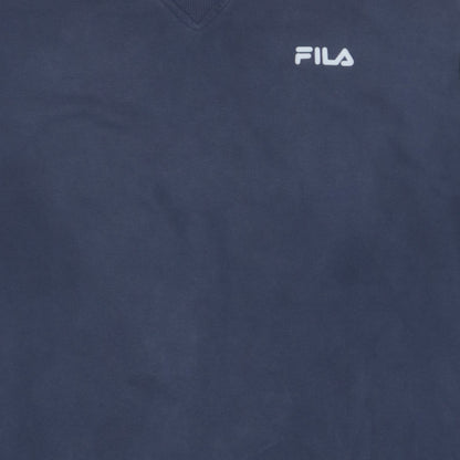 Mens UK Size XL FILA Blue Pullover Sweatshirt