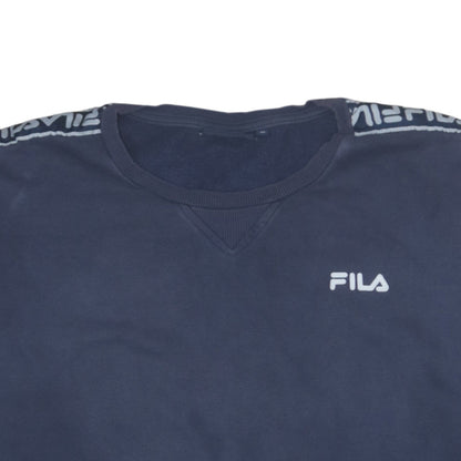 Mens UK Size XL FILA Blue Pullover Sweatshirt