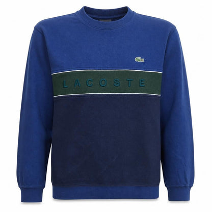 Mens UK Size L Lacoste Blue Pullover Sweatshirt